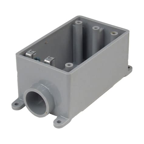 flat electrical outlet box|single gang deep electrical box.